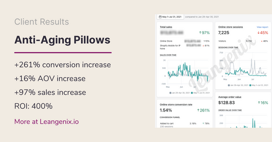+261% Conversion Increase For A Beauty Pillow Brand